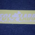Sticker white 65×20cm barramundi | FCLLABO Online Shop